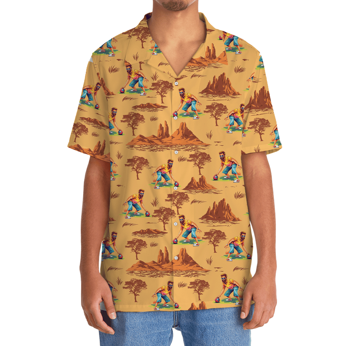 Desert Lawn Bowling Hawaiian Shirt