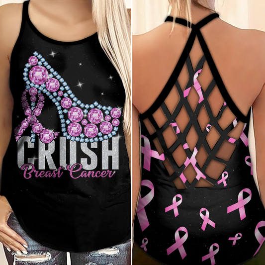 Breast Cancer Awareness Crush Breast Cancer – Hollow Tank Top