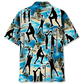 Blue Netball Beach Hawaiian Shirt