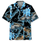 Blue Light Fishing Hawaiian Shirt