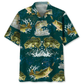 Dark Green Fishing Hawaiian Shirt