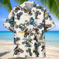 Tropical Dirt Bike Racing Hawaiian Shirt