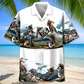 Colorado Mountain Bike Hawaiian Shirt