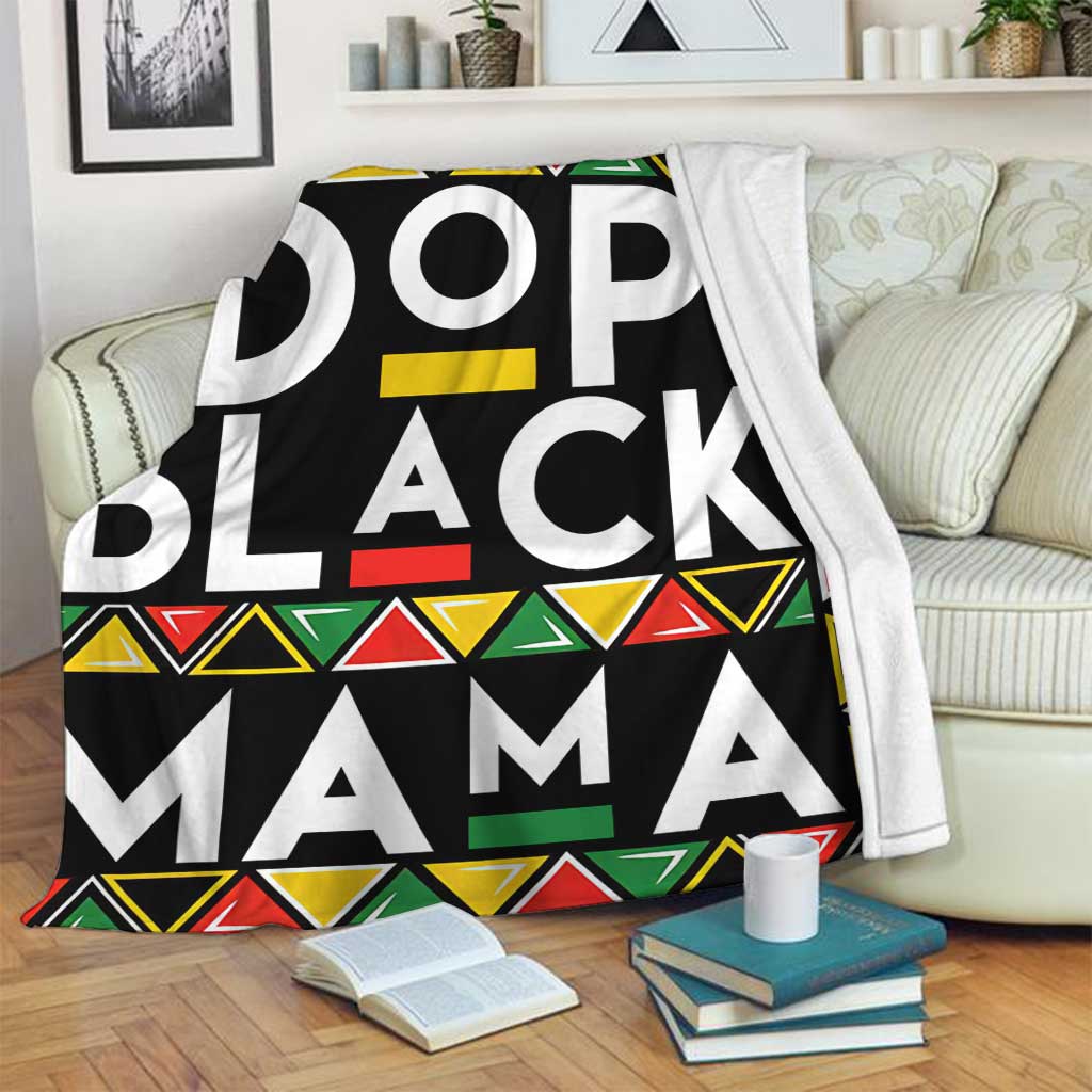 Bold Black Mama African American Art Flannel Blanket For Living Room And Bedroom Styling