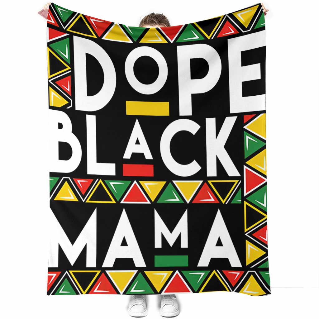 Bold Black Mama African American Art Flannel Blanket For Cozy Home Lounging And Gifting
