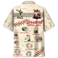 Baseball Pitching Grips Hawaiian Shirt