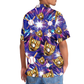 Purple Baseball Gloves Hawaiian Shirt