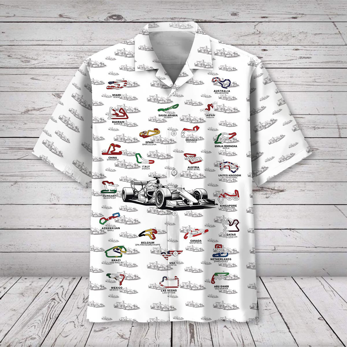 2024 F1 Circruits Hawaiian Shirt