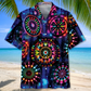 Dart Neon Light Happiness Hawaiian Shirt