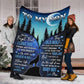 Wolf To My Son I Believe In You Flannel Blanket For Soft Bed Couch And Home Comfort