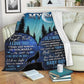 Wolf To My Son I Believe In You Flannel Blanket For Relaxing At Home And Travel