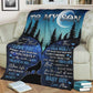 Wolf To My Son I Believe In You Flannel Blanket For Bed Sofa And Reading Nook Decor