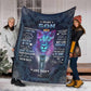 Lion To My Son I Love You This Old Flannel Blanket For Soft Bed Couch And Home Comfort