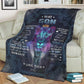 Lion To My Son I Love You This Old Flannel Blanket For Bed Sofa And Reading Nook Decor