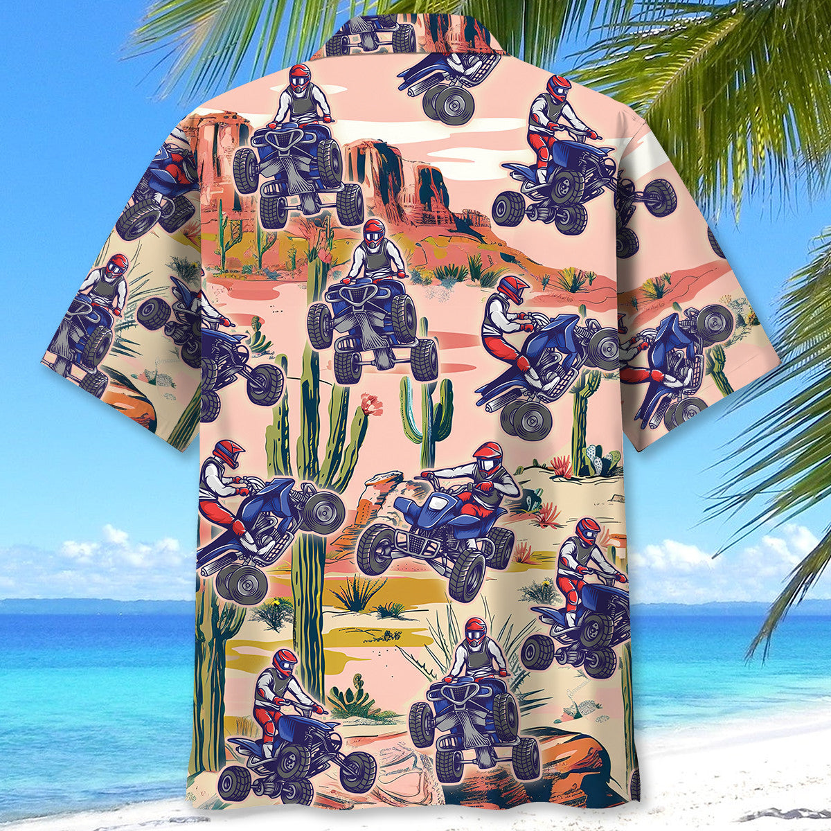 Desert ATV Motocross Off Road Hawaiian Shirt