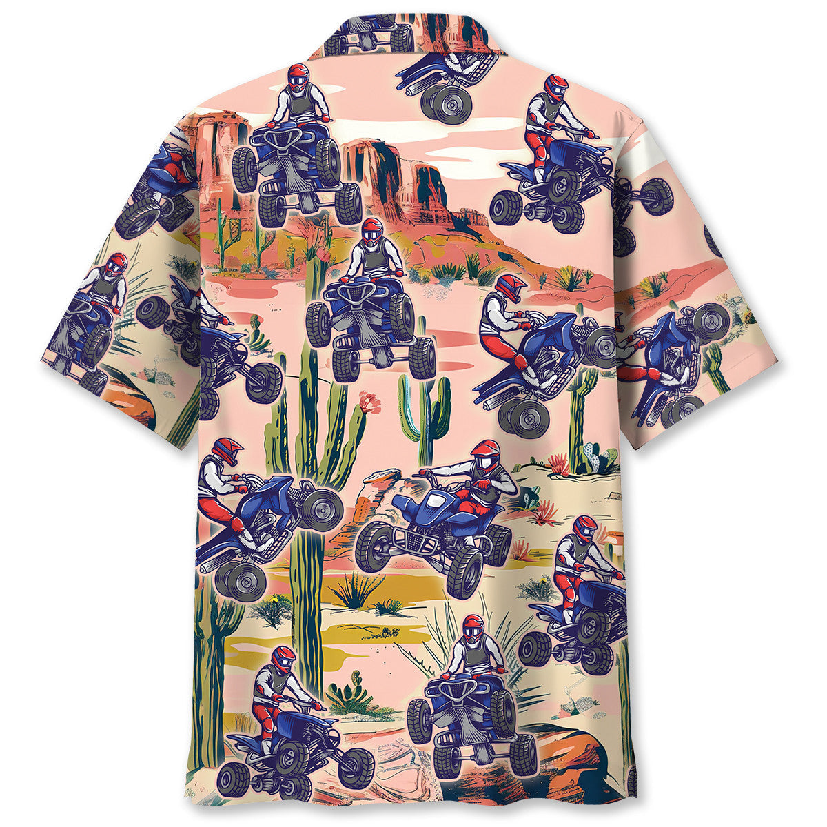 Desert ATV Motocross Off Road Hawaiian Shirt