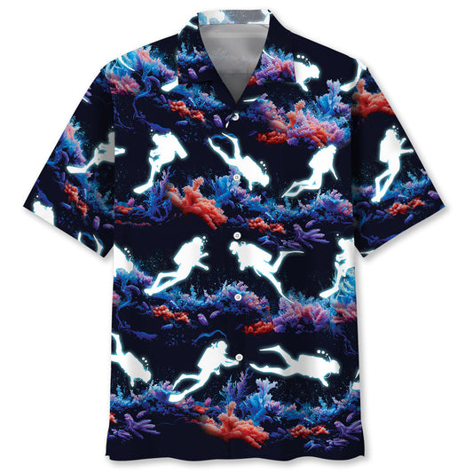 Scuba Diving Life Hawaiian Shirt