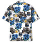 Summer Old Car Police Hawaiian Shirt