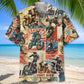 Dirt Bike Retro Magazine Hawaiian Shirt