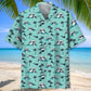 Scuba Diving Island Hawaiian Shirt