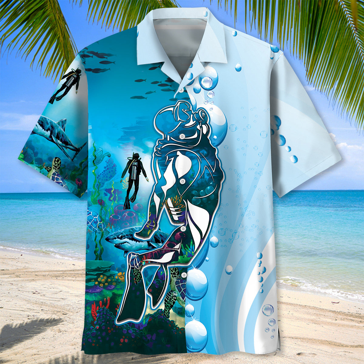Scuba Diving Discovery Ocean Hawaiian Shirt