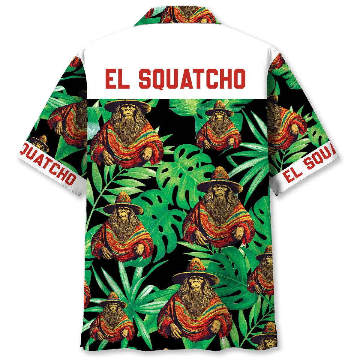 Sasquatch Poncho Hawaiian Shirt