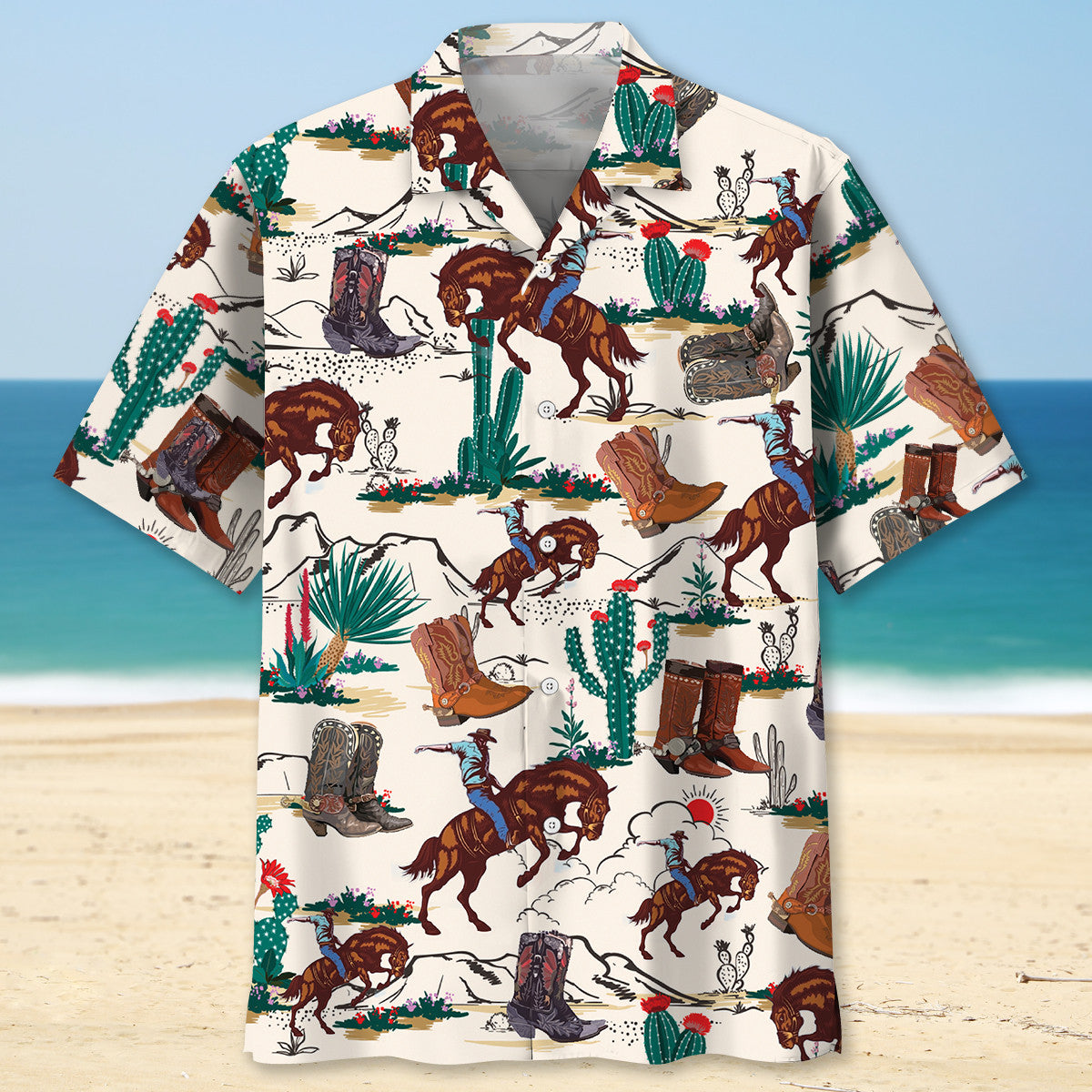 Desert Cowboy Hawaiian Shirt