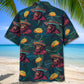 Bigfoot Sasquatch Poncho Tacos Hawaiian Shirt