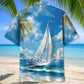 Tranquil Sailboat Vintage Hawaiian Shirt