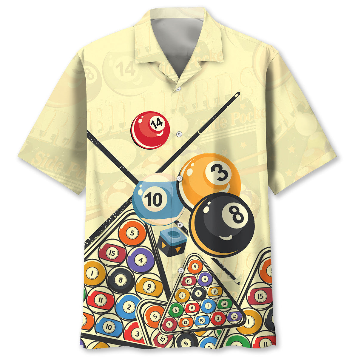 Vintage Billiard Hawaiian Shirt