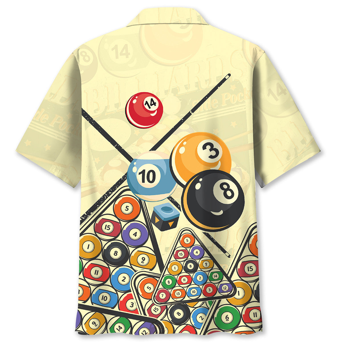 Vintage Billiard Hawaiian Shirt