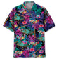 Billiard Tropical Purple Hawaiian Shirt