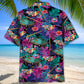 Billiard Tropical Purple Hawaiian Shirt