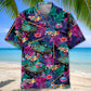 Billiard Tropical Purple Hawaiian Shirt
