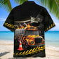 Racing School Bus Hawaiian Shirt