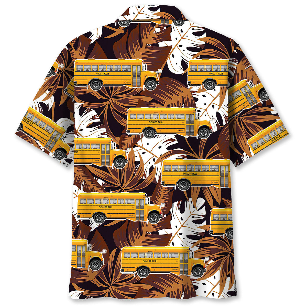School Bus Hawaiian Shirt