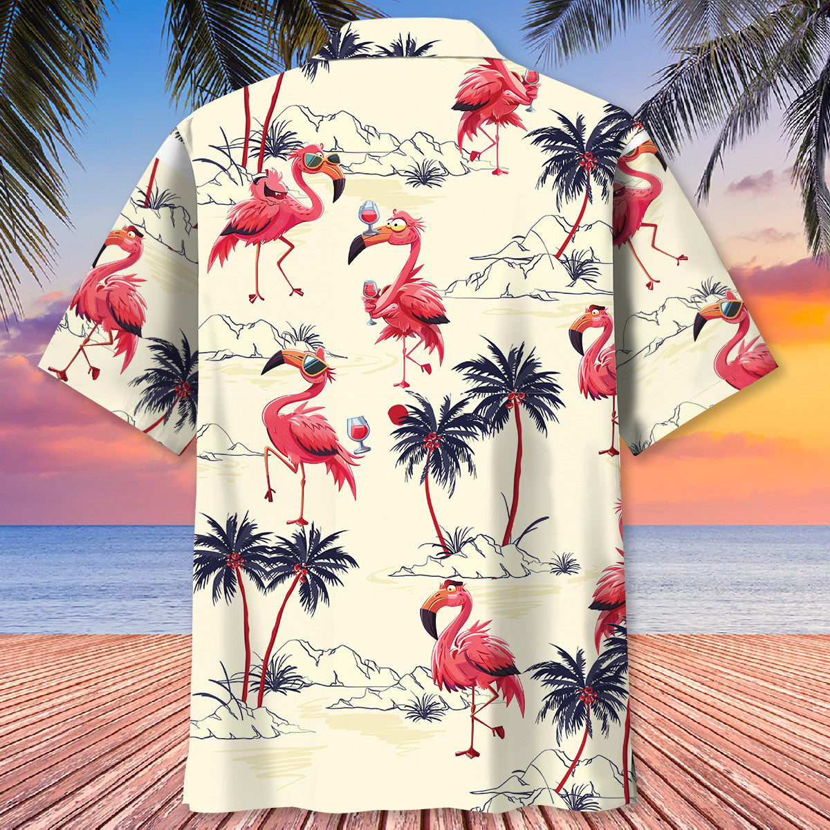 Tropical Flamingo Hawaiian Shirt