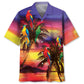 Parrot Sunset Beach Hawaiian Shirt