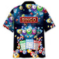 Neon Bingo Lover Hawaiian Shirt