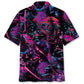 Samurai Neon Art Hawaiian Shirt