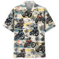 Aloha Flat-Track Bike Racing Hawaiian Shirt