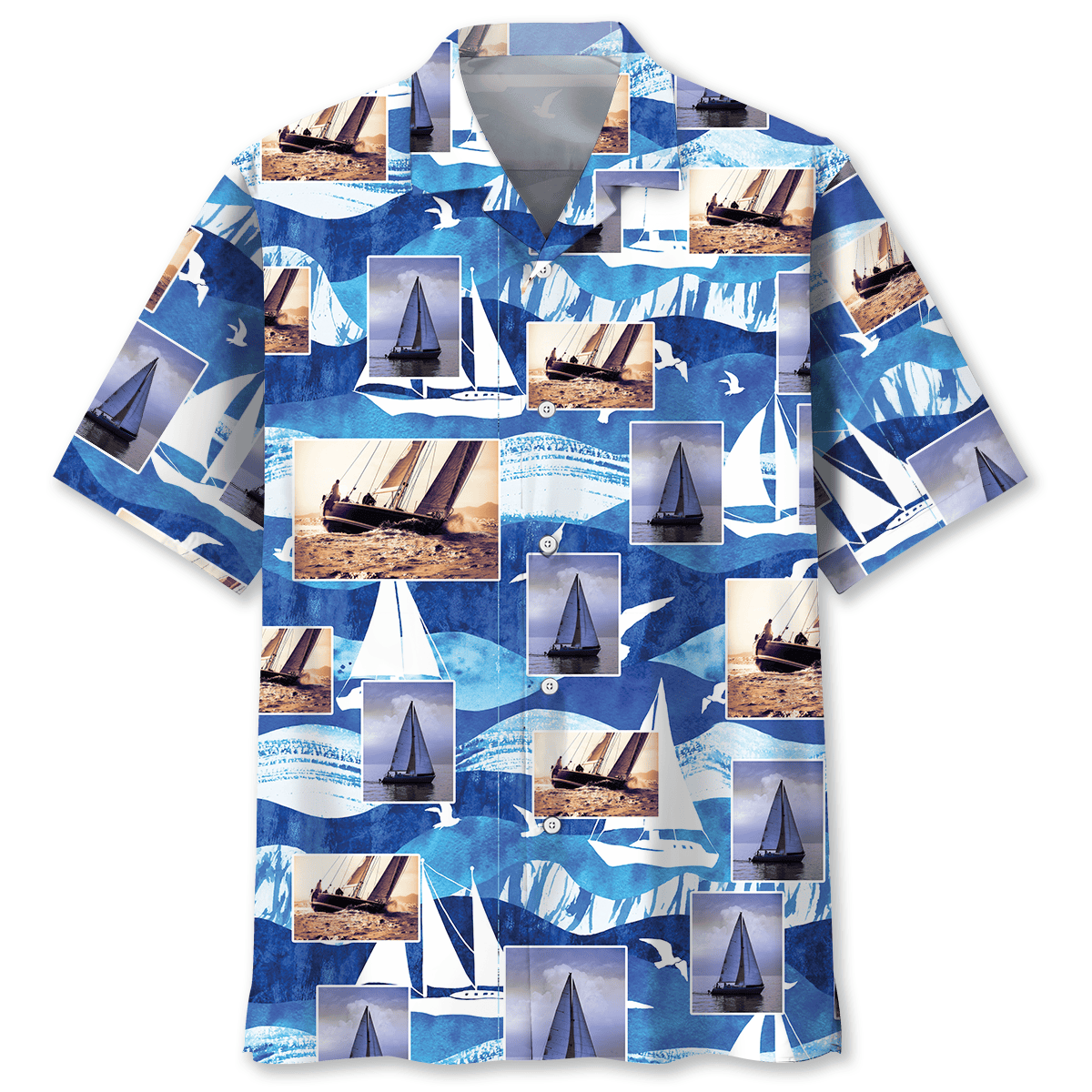 Sailboat Aventure Hawaiian Shirt
