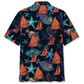 Sailboat Sea Creatures Hawaiian Shirt