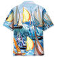 Vintage Sailboat Hawaiian Shirt