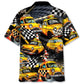 Drag Racing Yellow Taxi Car Street Style – Hawaiian Shirt