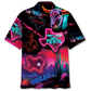 Don't Mess With Texas Neon Style Pocket Hawaiian Shirt