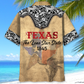 Texas Lone Star State Vintage Travel Style – Hawaiian Shirt