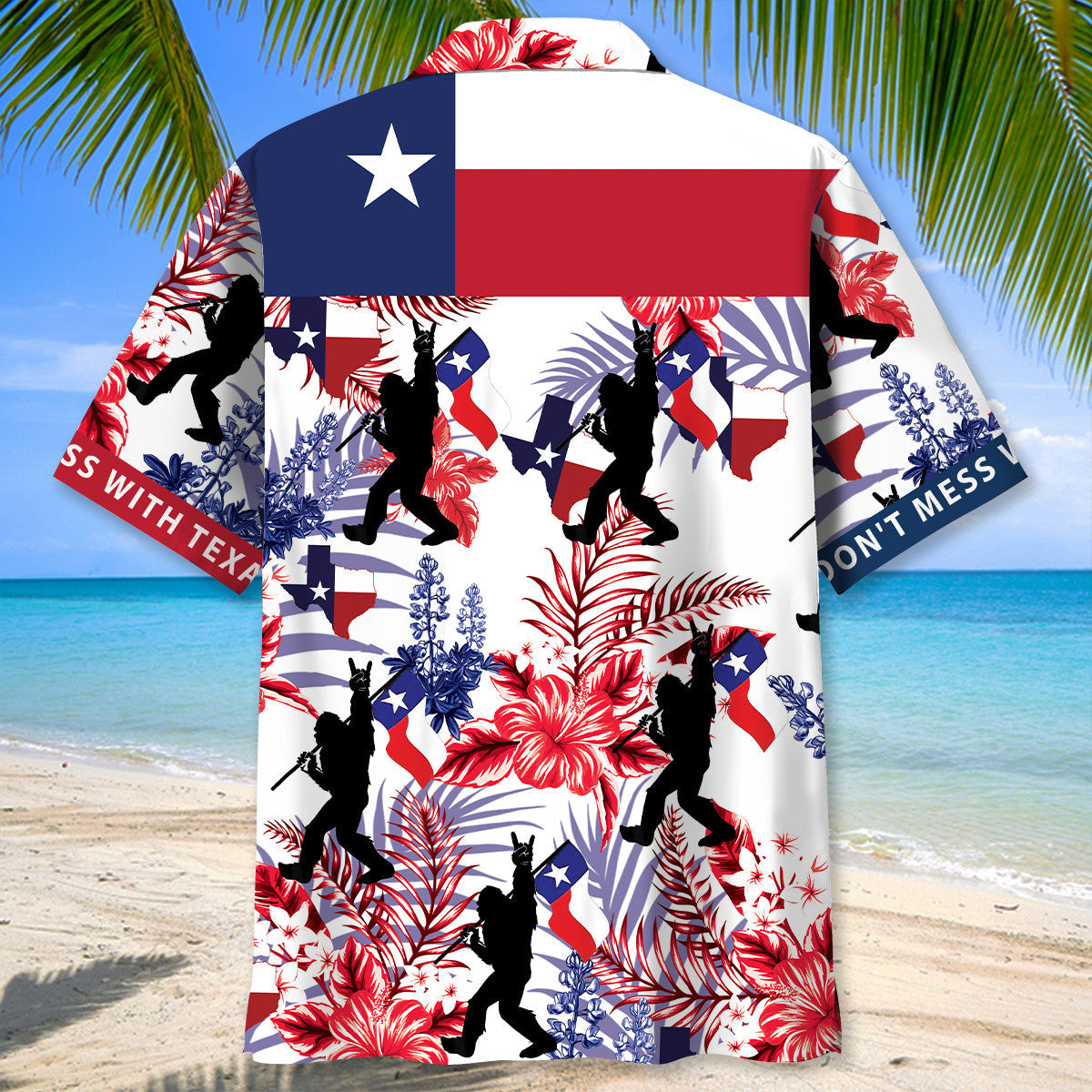 Bigfoot Texas Wilderness Adventure Style – Hawaiian Shirt
