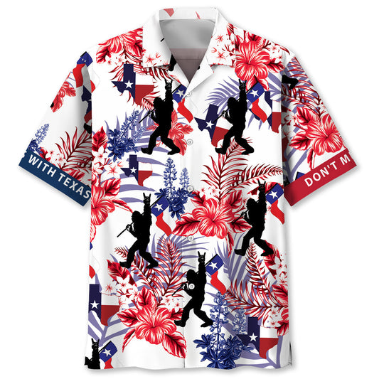 Bigfoot Texas Wilderness Adventure Style – Hawaiian Shirt
