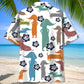 Funny Hibiscus Dachshund Tropical Style – Hawaiian Shirt